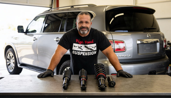 Nissan Armada Y62 with upgraded suspension