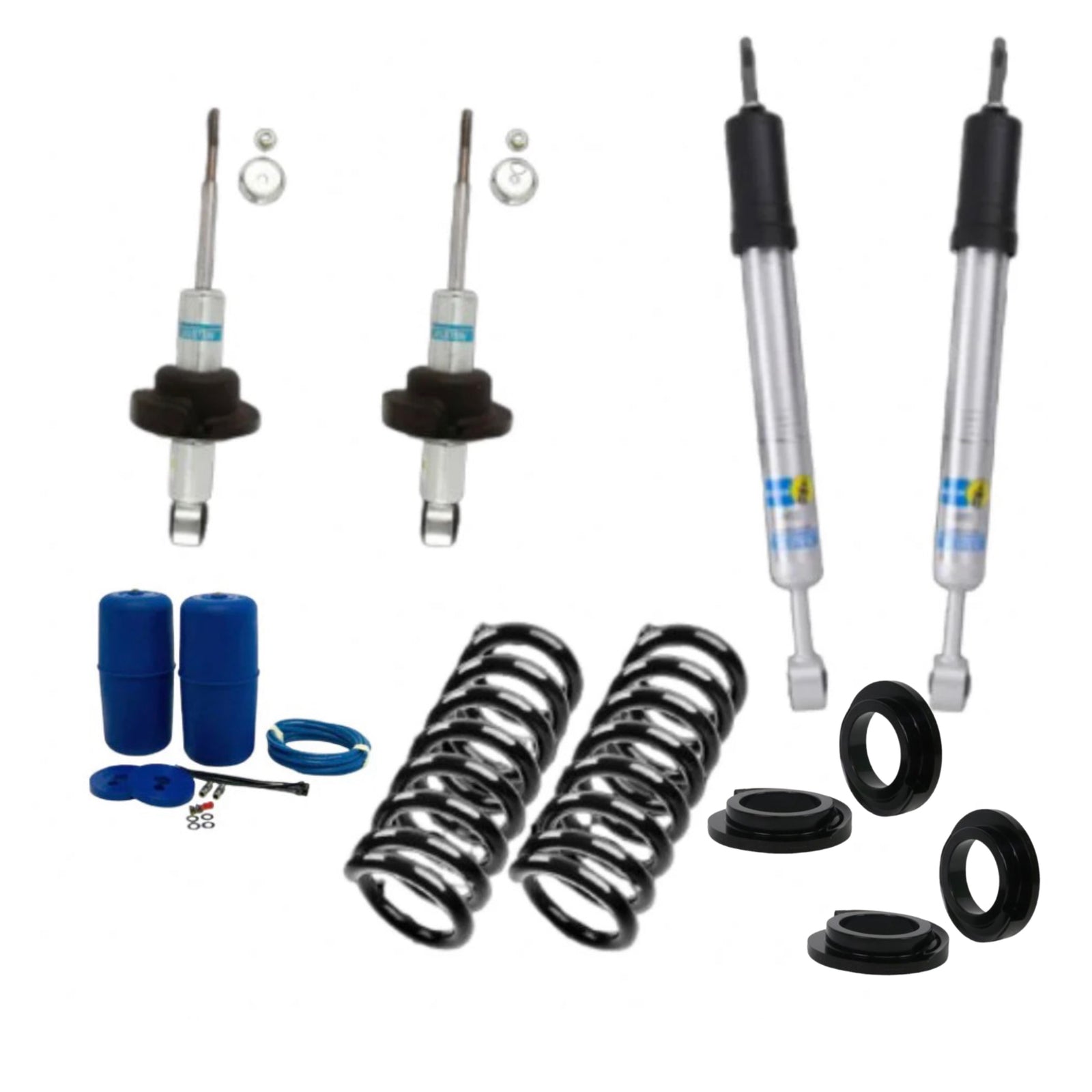 Bilstein 5100 Shock Replacement Air Ride Delete Kit w/Firestone Airbags