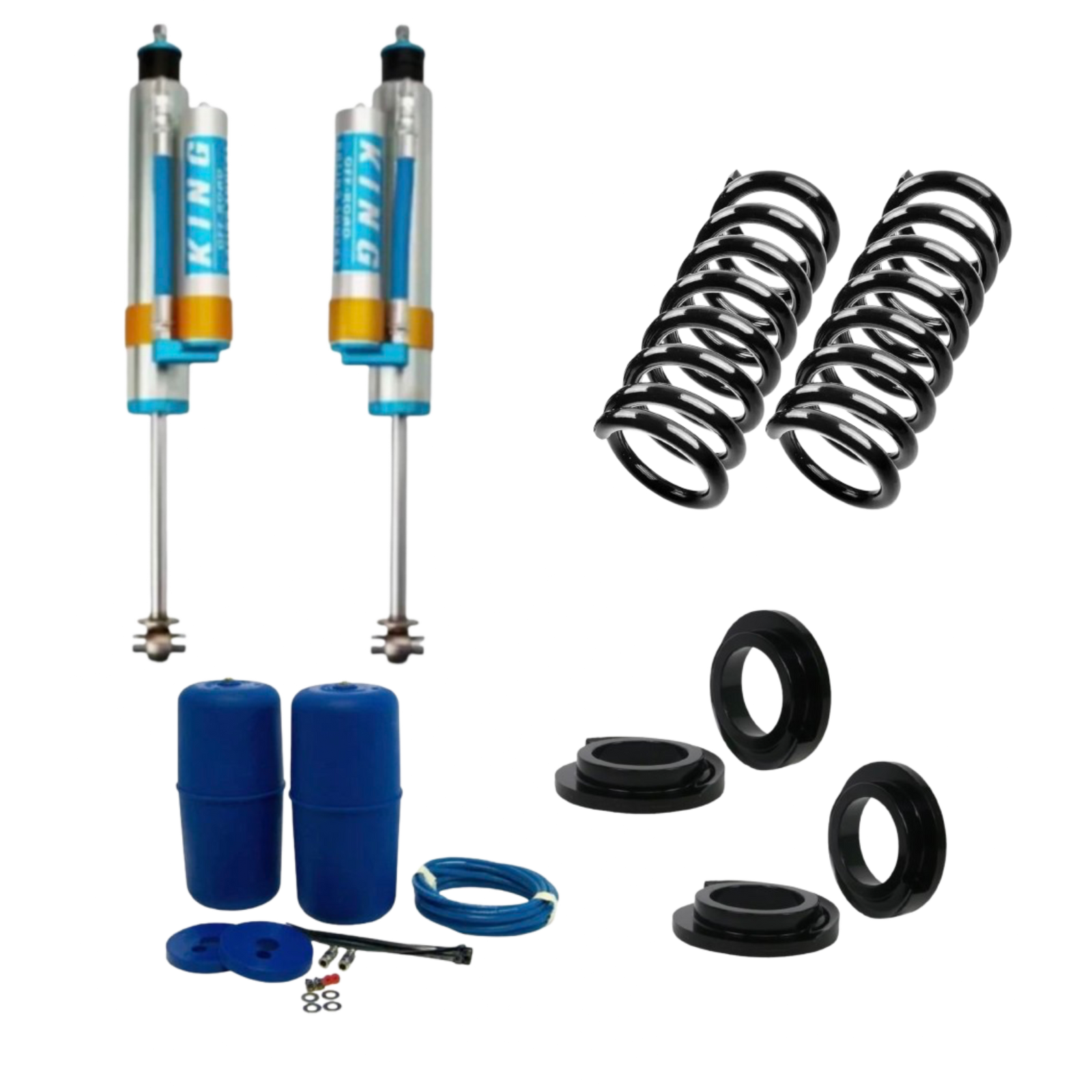 King Rear Air Shock Delete Kit w/Aftermarket Air Ride | Nissan Armada, Infiniti QX56 or Infiniti QX80 | Luxury