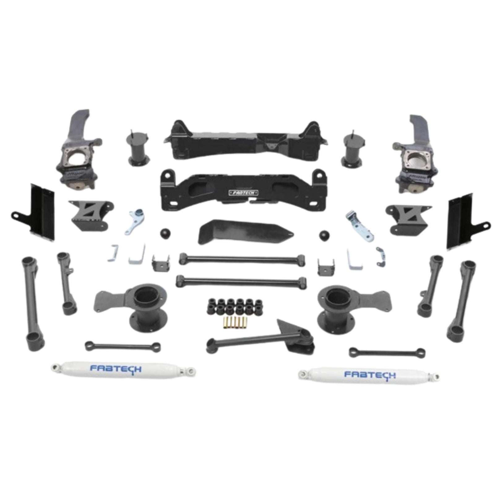 Fabtech | 6" Basic Bracket Lift Kit | 2010-2023 Toyota 4Runner | (No KDSS) | K7066 – View 2 | High Road Suspension