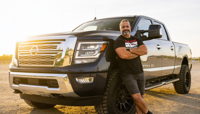 Coilovers and shocks for a Nissan Titan XD
