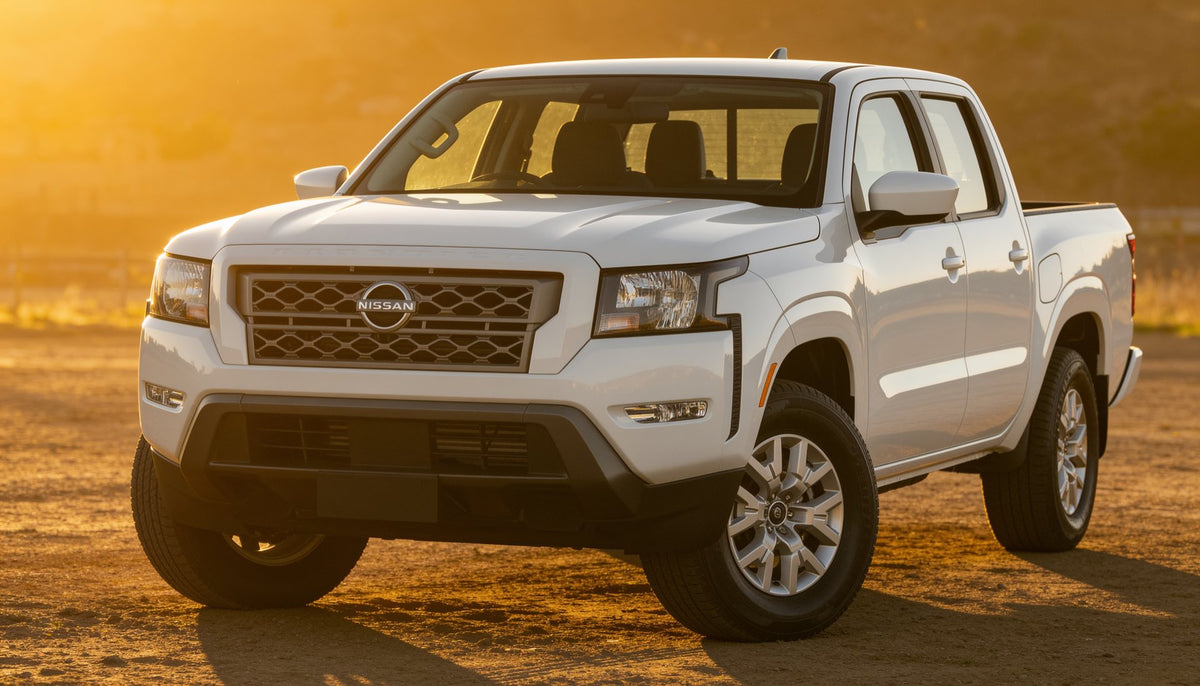 Leveled 2022 Nissan Frontier with an even front-to-rear stance