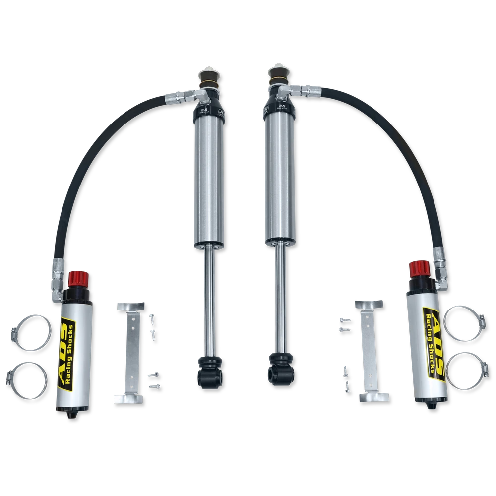 ADS Direct Fit 2.5" Adjustable Reservoir Race Shocks - Rear - For 0-2" Rear Lift