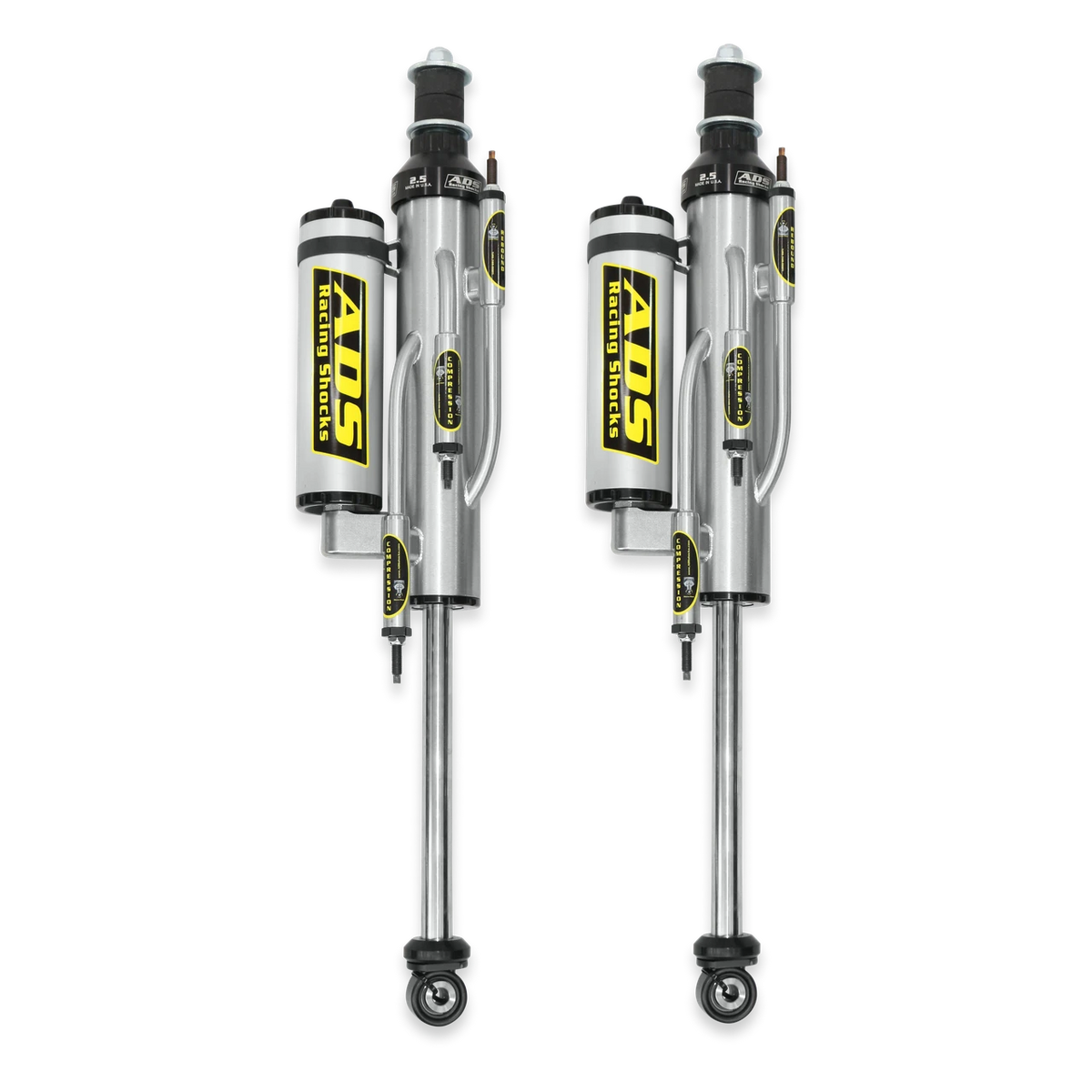 ADS Direct Fit 2.5" 3-Tube Bypass Reservoir Race Shocks - Rear | 2005-2023 Toyota Tacoma