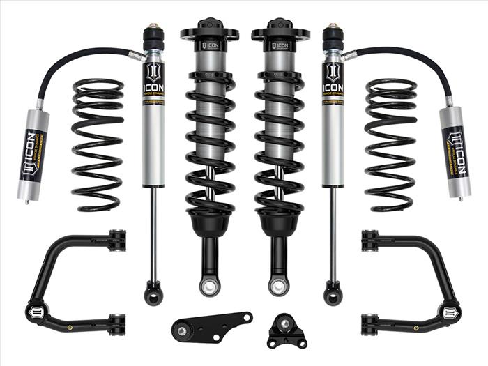 Icon | 1.25-3" Lift | Stage 3 Suspension System | Tubular UCA w/ Triple Rate Rear Springs | 2024+ Toyota Tacoma