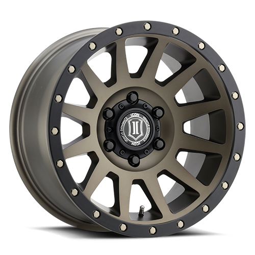 ICON ALLOYS | COMPRESSION | BRONZE | 18x9 | 6x5.5 | 0 Offset | 5" BS