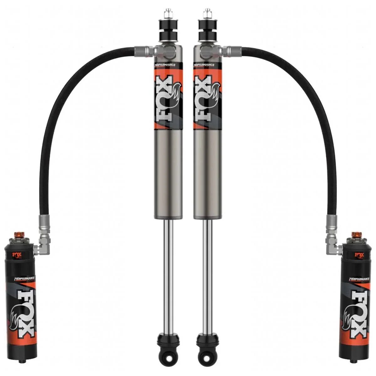 Fox | Rear Shock Absorbers | Performance Elite Series | 2.5" Body | Dampening Knobs | 2-3" Rear Lift | Toyota Tundra (2007-2021)