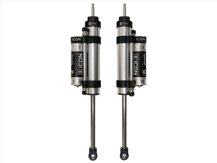 Icon | Omega Bypass Piggyback Reservoir Rear Shocks | 2.5" Body | Toyota Tundra (2007-2021)
