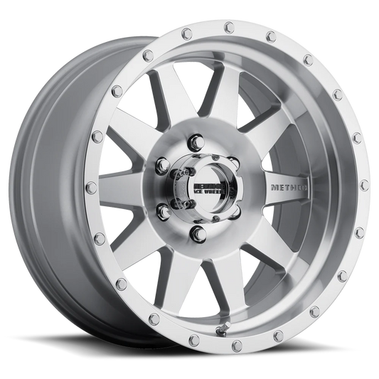 Method Wheels | The Standard | 301 | Machined Clear Coated | 17x8 | 6 X 5.5 | 0 Offset | 4.75" BS