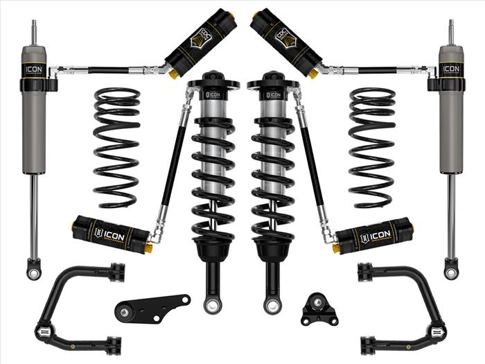 Icon | 1.25-3" Lift | Stage 5 Suspension System | Tubular UCA w/ Triple Rate Rear Springs | 2024+ Toyota Tacoma