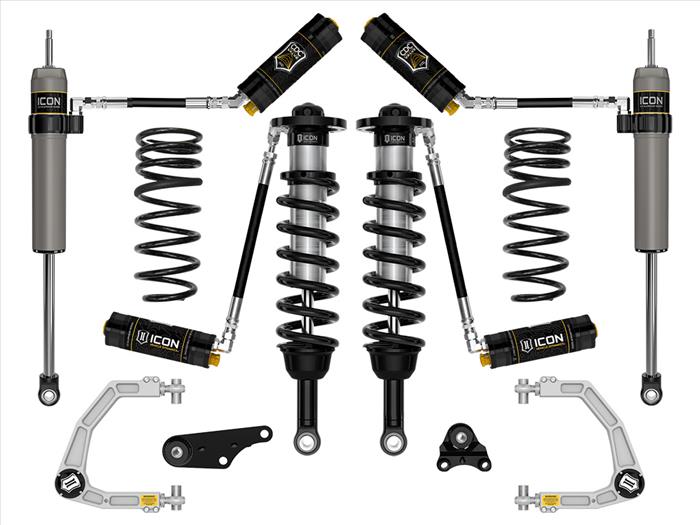 Icon | 1.25-3" Lift | Stage 5 Suspension System | Billet UCA w/ Triple Rate Rear Springs | 2024+ Toyota Tacoma
