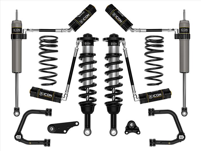Icon | 1.25-3" Lift | Stage 4 Suspension System | Tubular UCA w/ Triple Rate Rear Springs | 2024+ Toyota Tacoma