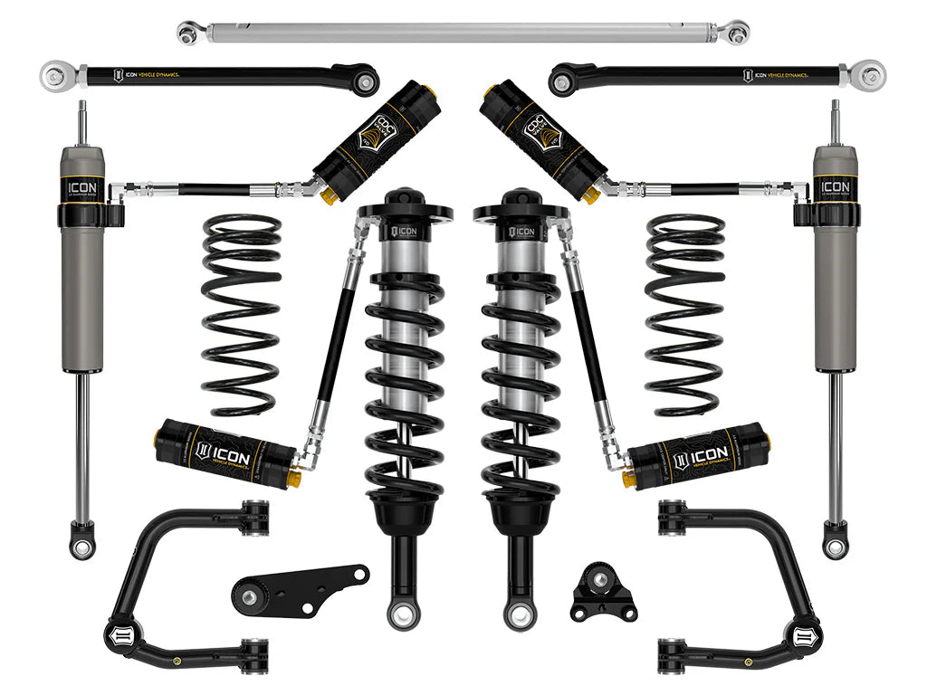ICON 2025-2026 Toyota 4Runner 4WD, 1.25-3" Lift, Stage 8 Suspension System, Tubular