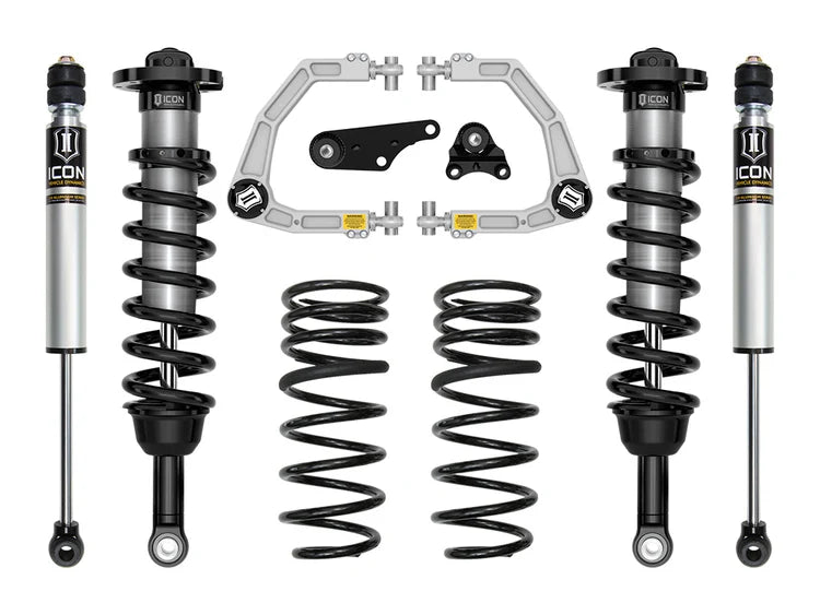 Icon 1.25-3" Lift, Stage 2 Suspension System, Billet, Overland Rear Springs