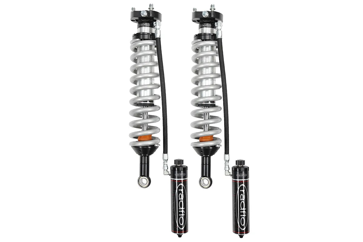 Radflo 2.5 Inch Front Coilover Kit Toyota Tacoma 2005-2023 With Dual Adjusters for 6" Bracket Lift Kit