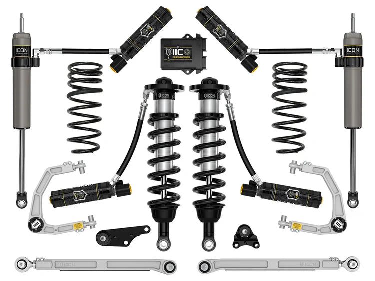 Icon 1.25-3" Lift, Stage 10 Suspension System, Billet, Overland Rear Springs