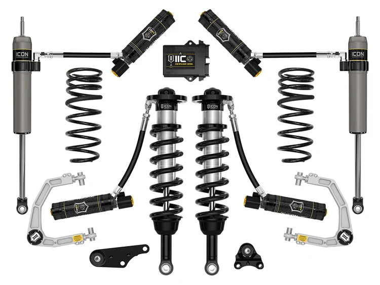 Icon 1.25-3" Lift, Stage 6 Suspension System, Billet, Overland Rear Springs