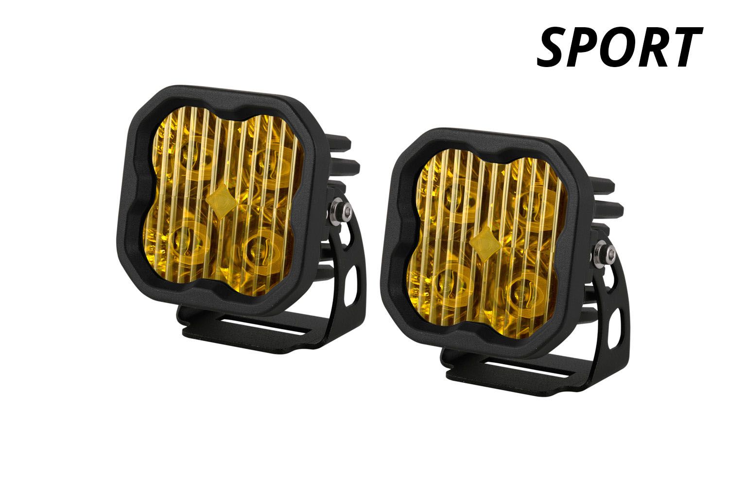 Diode Dynamics | SS3 SAE/DOT SPORT Yellow | 3" LED Ditch Pod Light | Pair