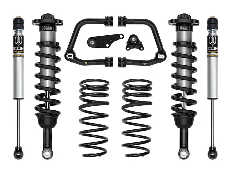 Icon 1.25-3" Lift, Stage 2 Suspension System, Tubular, Overland Rear Springs