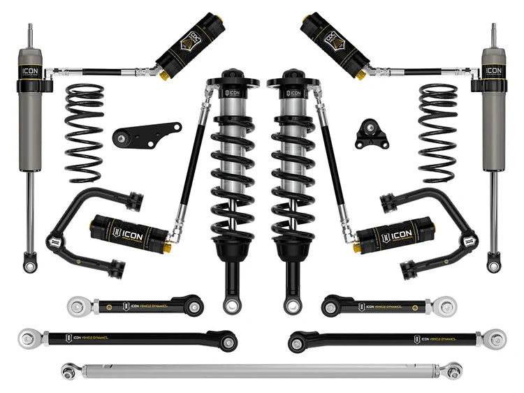 Icon 1.25-3" Lift, Stage 11 Suspension System, Tubular, Overland Rear Springs