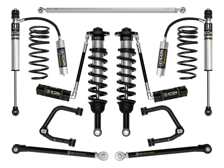 ICON 2025+ Toyota 4Runner 2WD, 1.25-3" Lift, Stage 4 Suspension System, Tubular