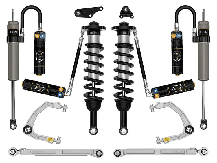 Icon 1.25-3" Lift, Stage 9 Suspension System, Billet