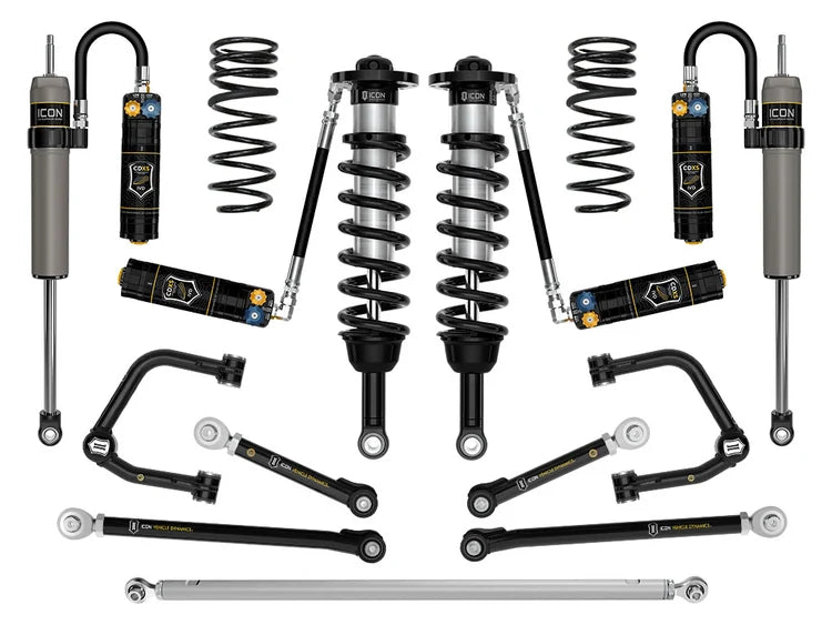 ICON 2025+ Toyota 4Runner 2WD, 1.25-3" Lift, Stage 11 Suspension System, Tubular