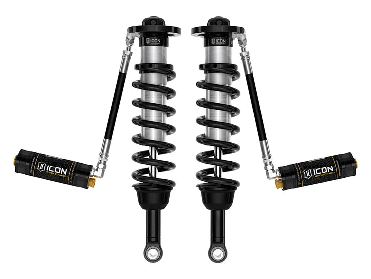 ICON 2025+ Toyota 4Runner 2WD, 1.25-3" Lift, Front, 2.5 Series Coilover Kit, Remote Reservoir w/ CDCV