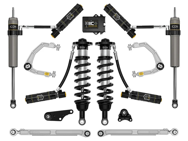 Icon 1.25-3" Lift, Stage 10 Suspension System, Billet