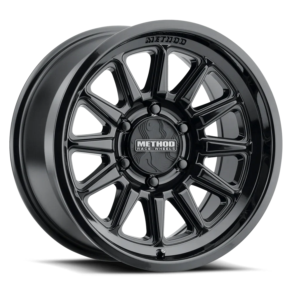Method Wheels | 323 | Gloss Black | 18x9 | 6x5.5 | +12 Offset | 5.44" BS