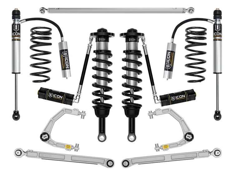 ICON 2025+ Toyota 4Runner 2WD, 1.25-3" Lift, Stage 4 Suspension System, Billet