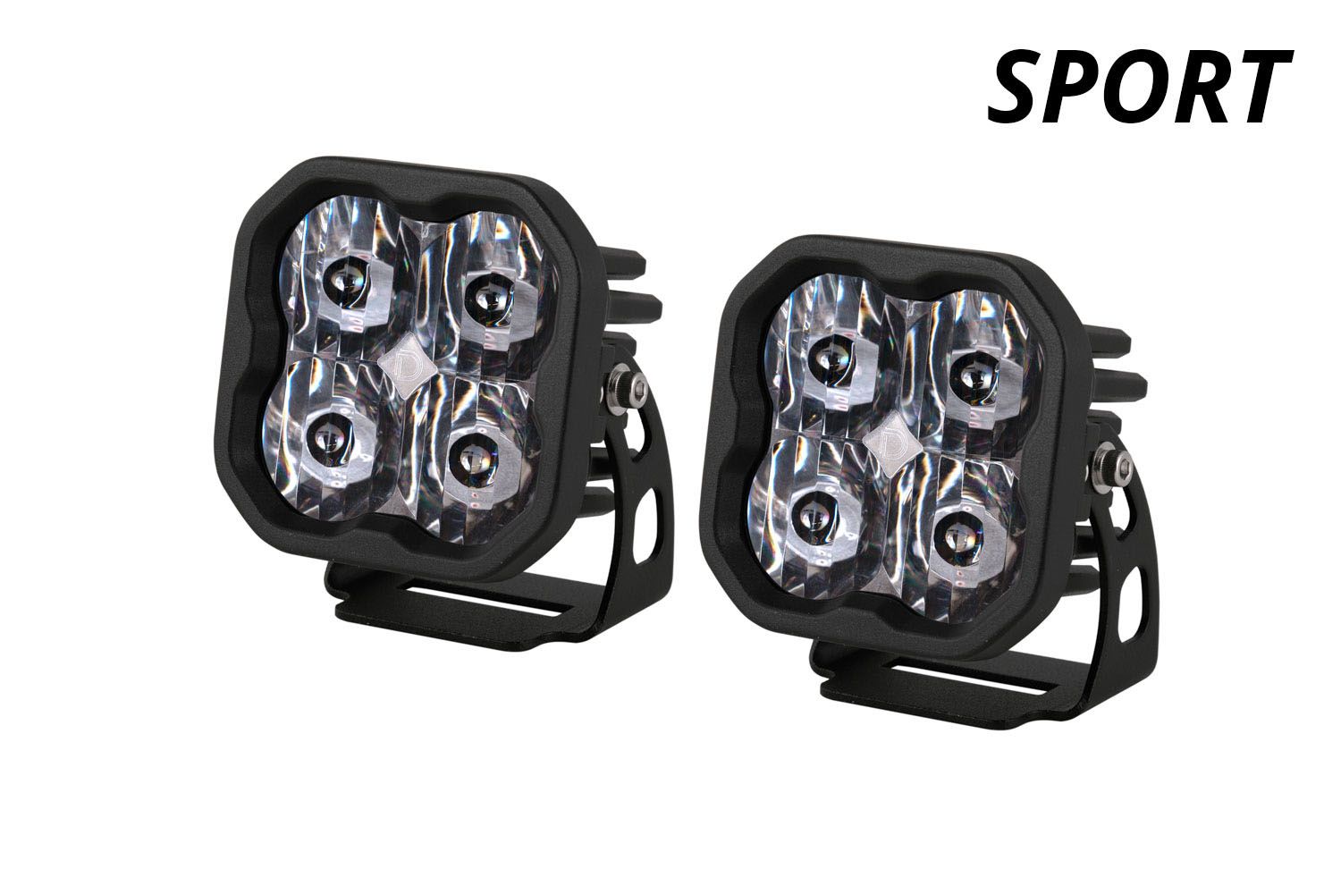 Diode Dynamics | SS3 SAE/DOT SPORT White | 3" LED Ditch Pod Light | Pair