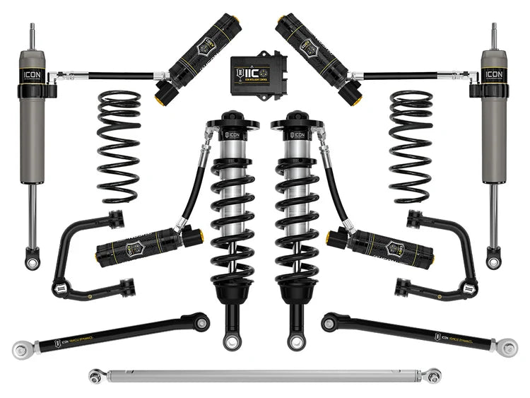ICON 2025+ Toyota 4Runner 2WD, 1.25-3" Lift, Stage 13 Suspension System, Tubular