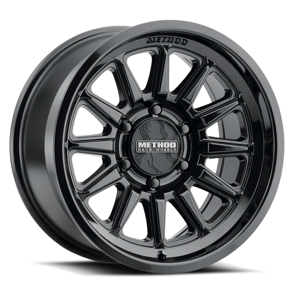 Method Wheels | 323 | Gloss Black | 20x9 | 6x5.5 | +12 Offset | 5.44" BS