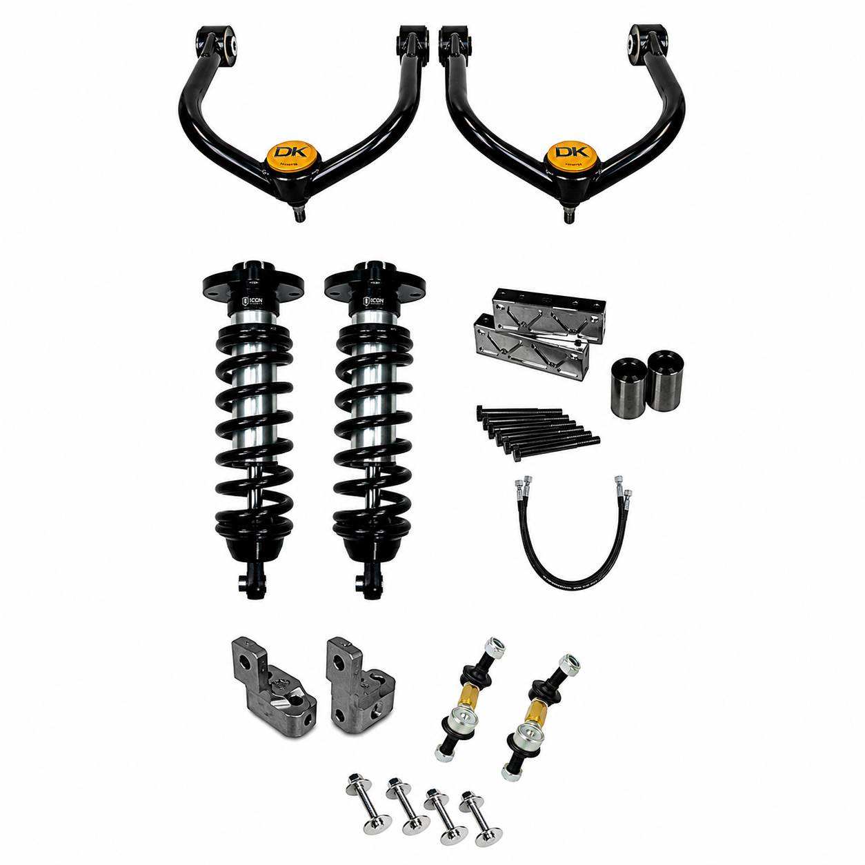 Icon Premium 3" Lift Kit for Nissan Armada, Infiniti QX56 or Infiniti QX80 (Keep Rear Air Shocks)