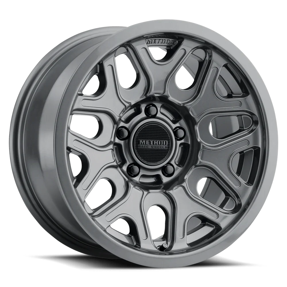 Method Wheels | 322 | Gloss Titanium | 18x9 | 5x150 | +18 Offset | 5.68" BS