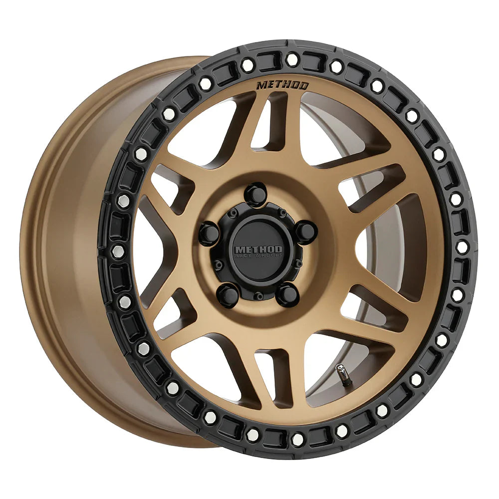 Method Wheels | 312 | Bronze w/Matte Black Lip | 17x7.5 | 5x150 | 0 Offset | 4.72" BS