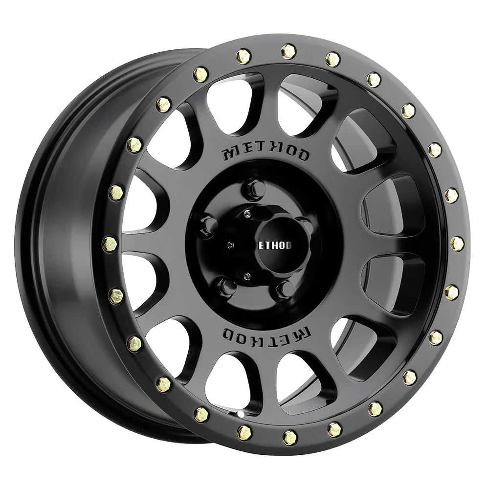 Method Wheels | 305 NV | Matte Black | 17x8.5 | 5x150 | 0 Offset | 4.75" BS