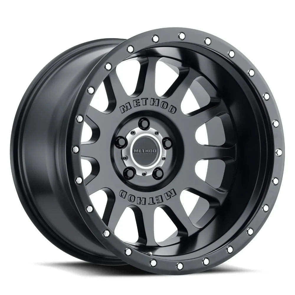 Method Wheels | 605 NV | Matte Black | 20x9 | 5x150 | -12 Offset | 4.50" BS