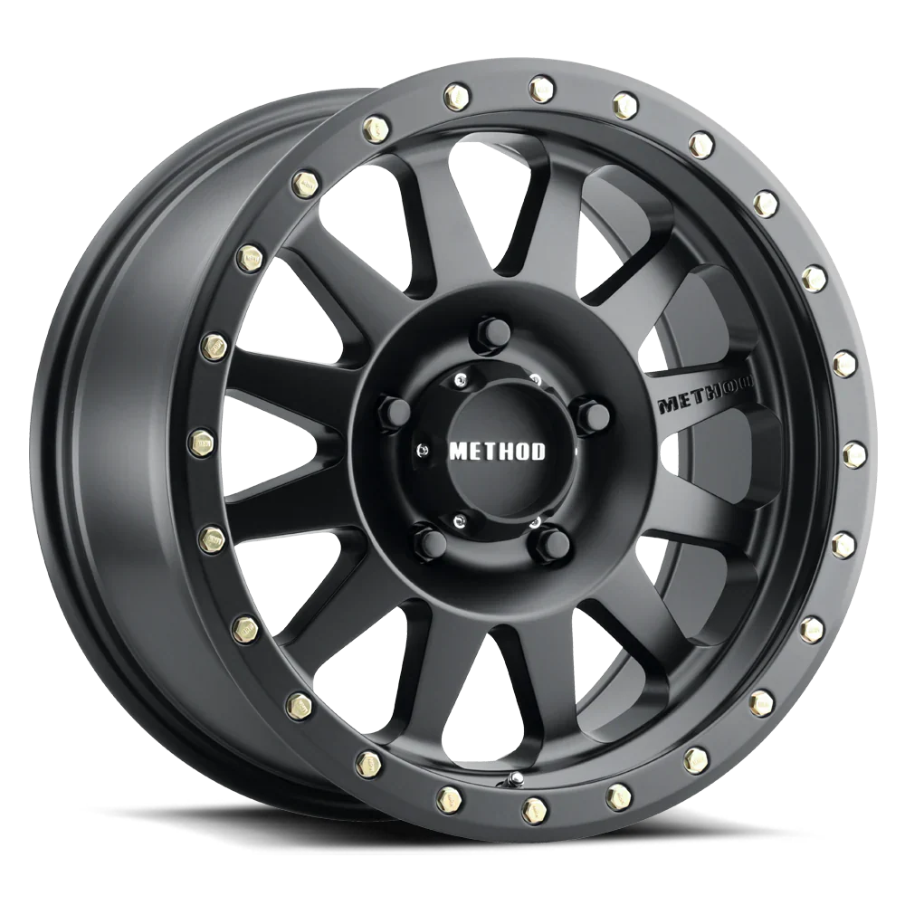 Method Wheels | 304 | Double Standard | Matte Black | 18x9 | 5x150 | +25 Offset | 6" BS