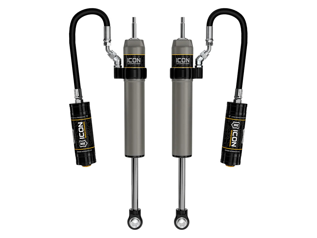 ICON 2025-2026 Toyota 4Runner, 0-3” Lift, Rear, V.S. 2.5 Aluminum Series Shock Absorbers, Remote Reservoir, Pair