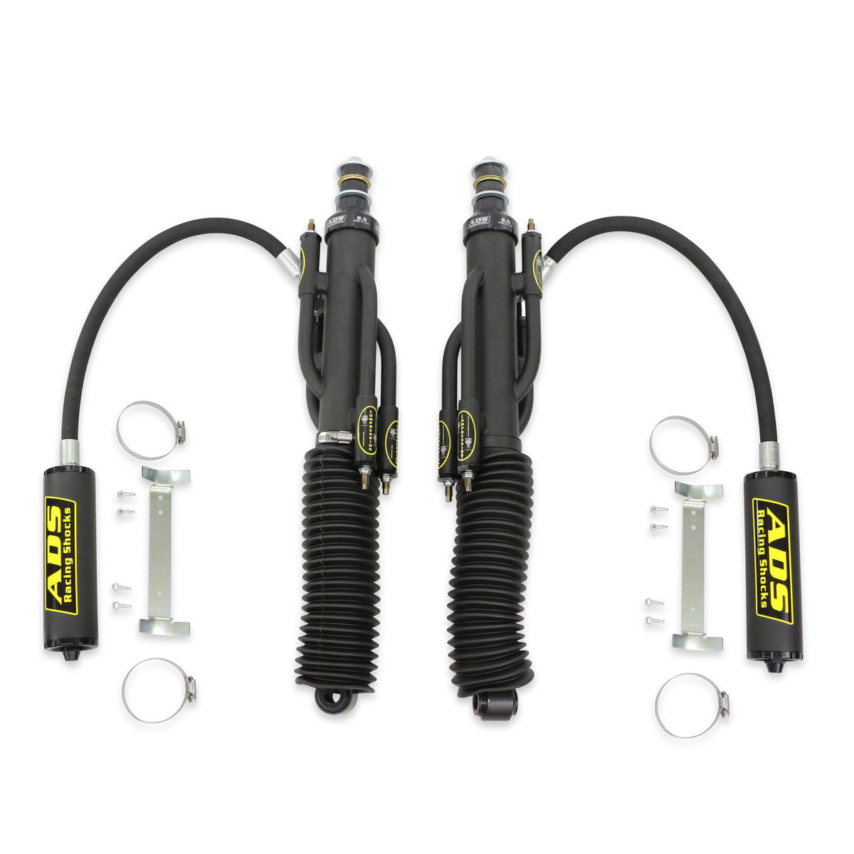 ADS Direct Fit 2.5" 3-Tube Bypass Reservoir Race Shocks - Black - Rear - For 0-3" Rear Lift