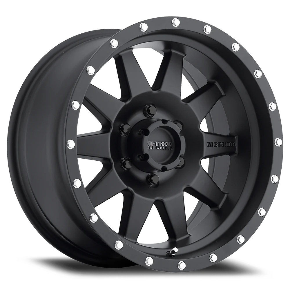 Method Wheels | The Standard | 301 | Black | 17x8.5 | 6 X 5.5 | 0 Offset | 4.75" BS