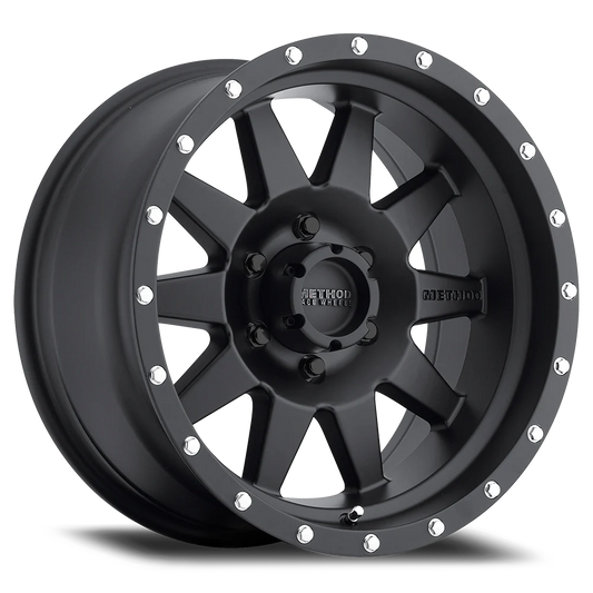 Method Wheels | The Standard | 301 | Black | 20x9 | 6 X 5.5 | 18 Offset | 5.75" BS