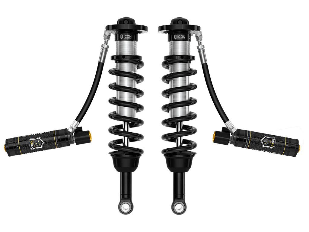 ICON 2025-2026 Toyota 4Runner 4WD, 1.25-3" Lift, Front, 2.5 Series Coilover Kit, Remote Reservoir w/ CDEV