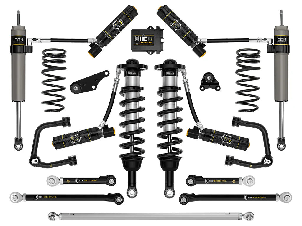 ICON 2025-2026 Toyota 4Runner 4WD, 1.25-3" Lift, Stage 14 Suspension System, Tubular