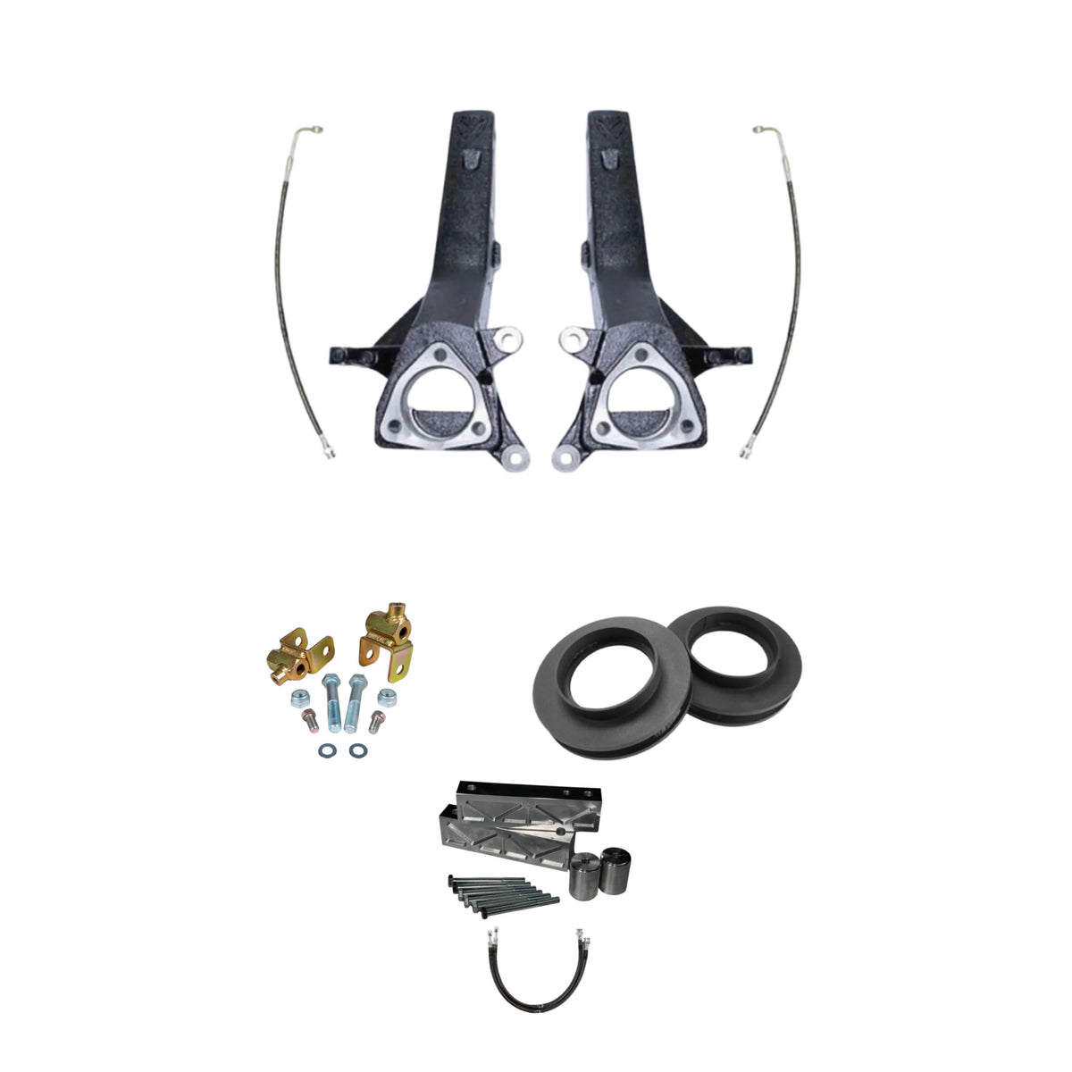 4” Lift Kit | 2WD | 2004-2015 Nissan Armada and 2004-2010 Infiniti QX56 (Keep Rear Air Ride) | High Road Suspension