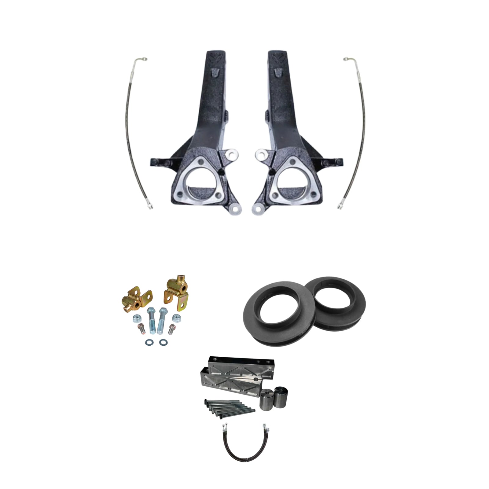4” Lift Kit | 2WD | 2004-2015 Nissan Armada and 2004-2010 Infiniti QX56 (Keep Rear Air Ride) | High Road Suspension