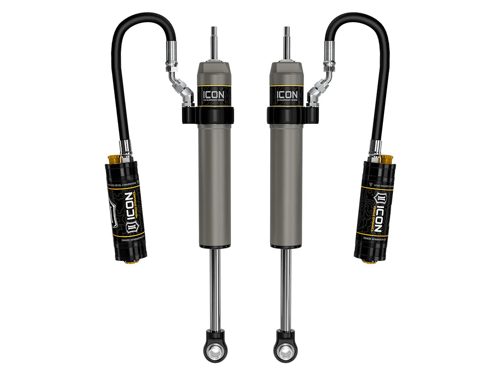 ICON 2025-2026 Toyota 4Runner, 0-3” Lift, Rear, V.S. 2.5 Aluminum Series Shock Absorbers, Remote Reservoir w/ CDCV, Pair