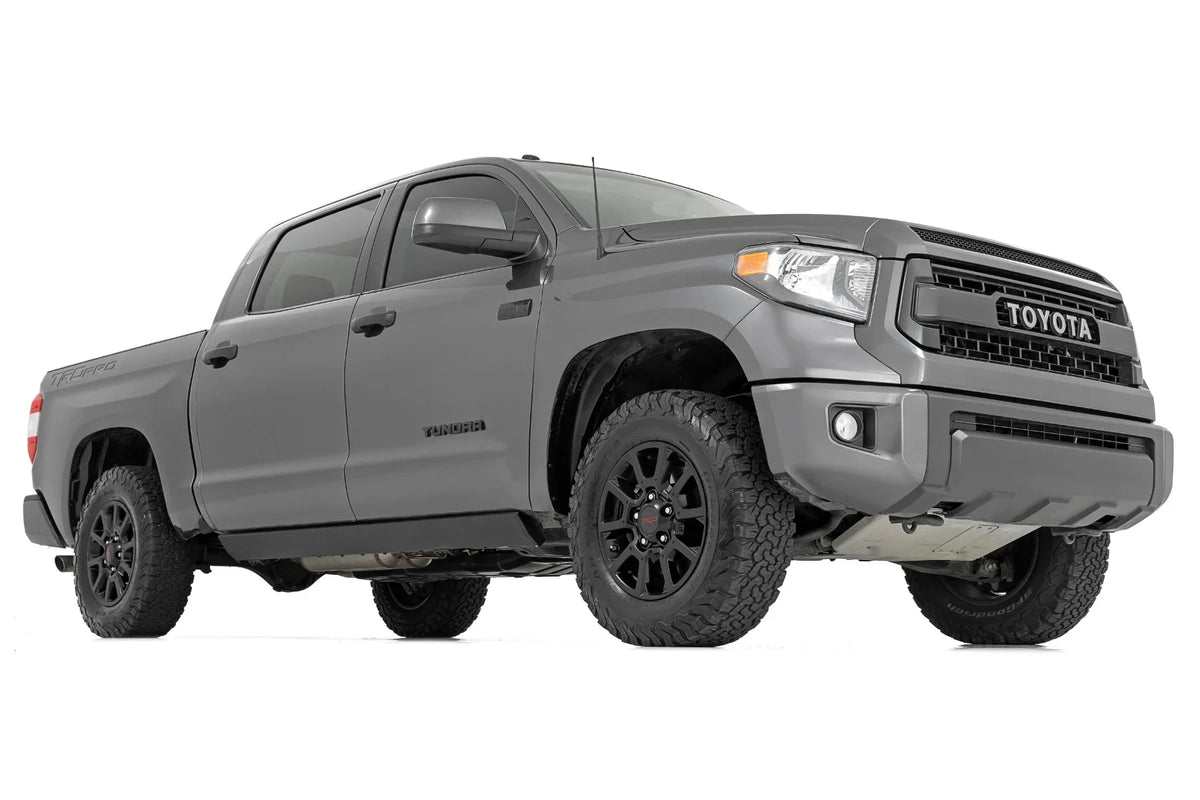 Rough Country | Lighted Power Running Boards | 2014-2021 Toyota Tundra